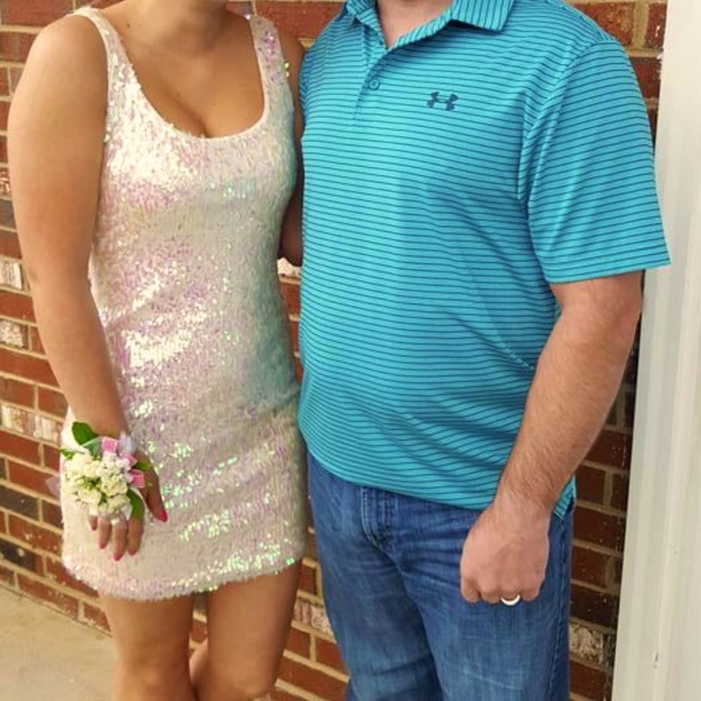 Sequin mini dress